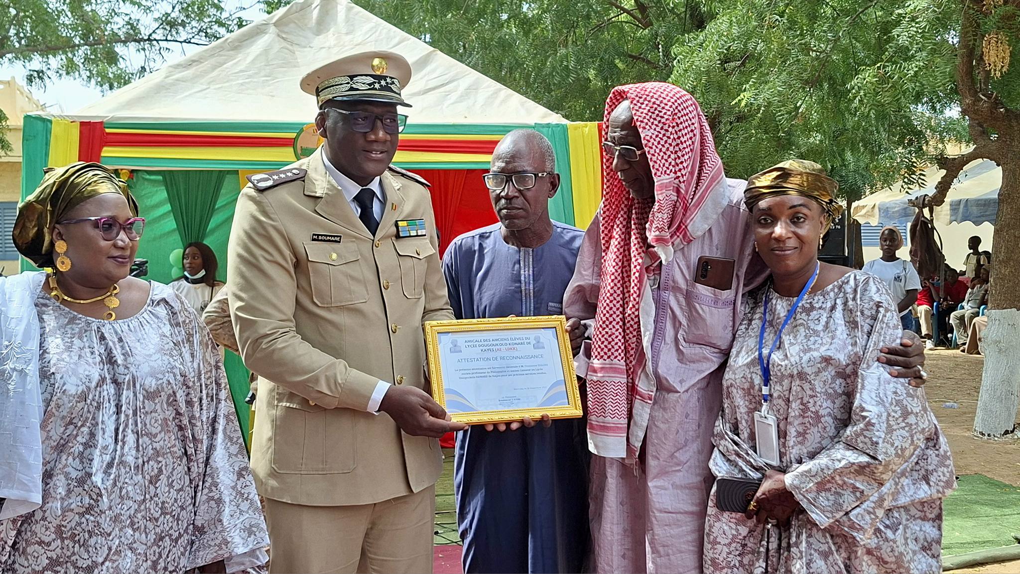 CÉRÉMONIE DE LANCEMENT DES FESTIVITÉS COMMÉMORATIVES DU CINQUANTENAIRE DU LYCÉE DOUGOUKOLO KONARÉ DE KAYES