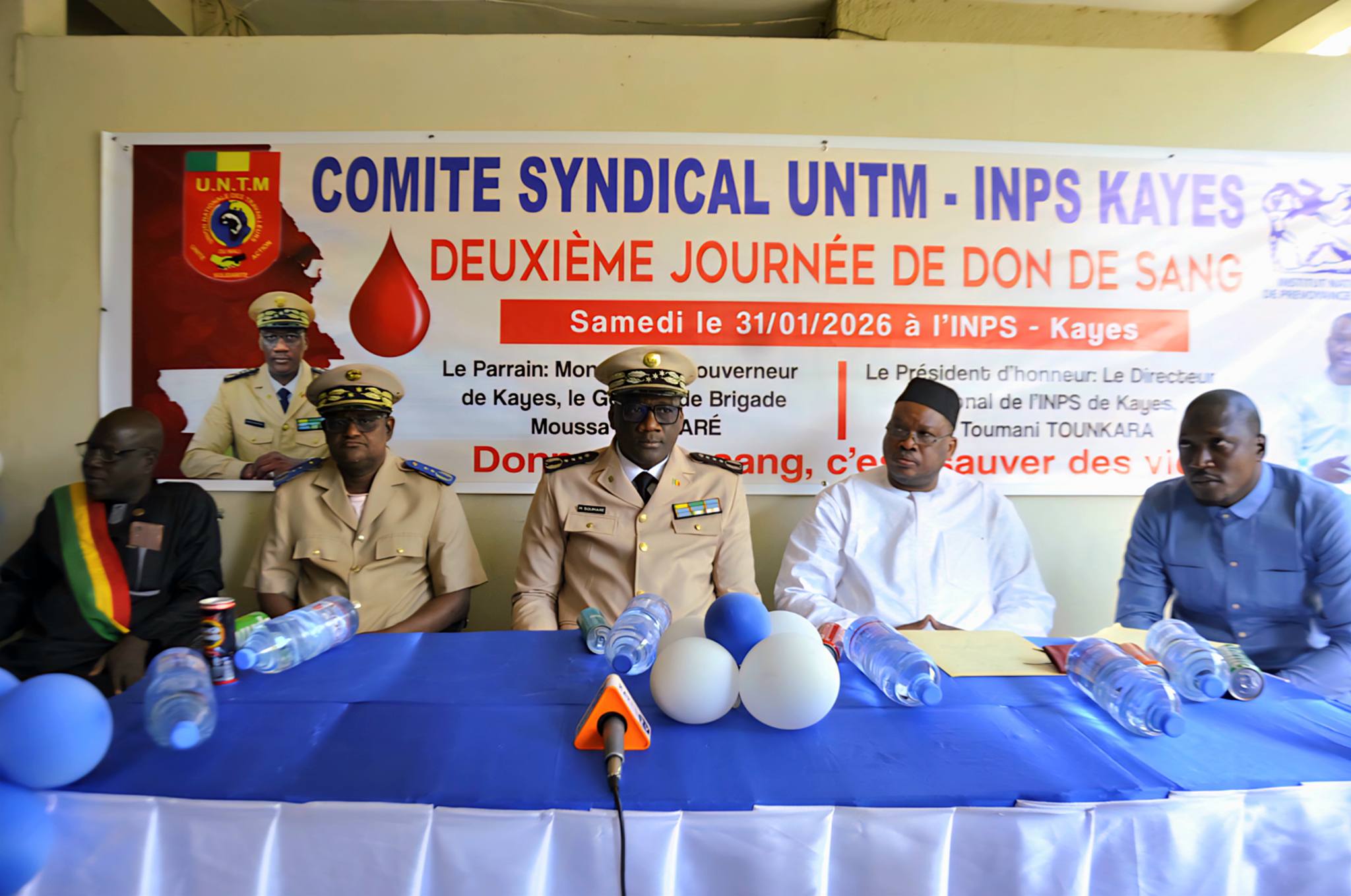 KAYES||LE 31 JANVIER 2026||DEUXIÈME JOURNÉE DE DON DE SANG DU COMITÉ SYNDICAL UNTM-INPS KAYES